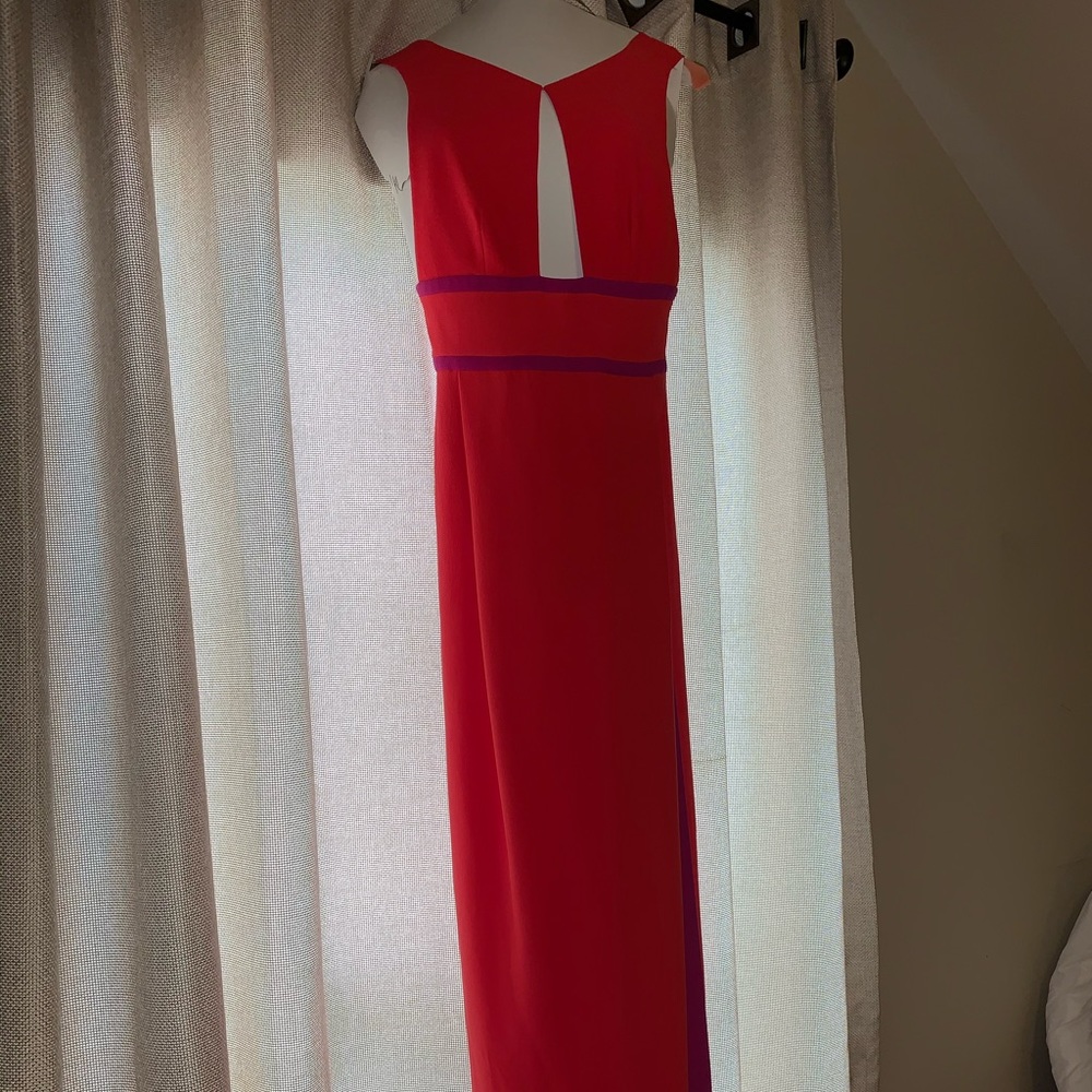 Bcbg Color Block Gown - image 1